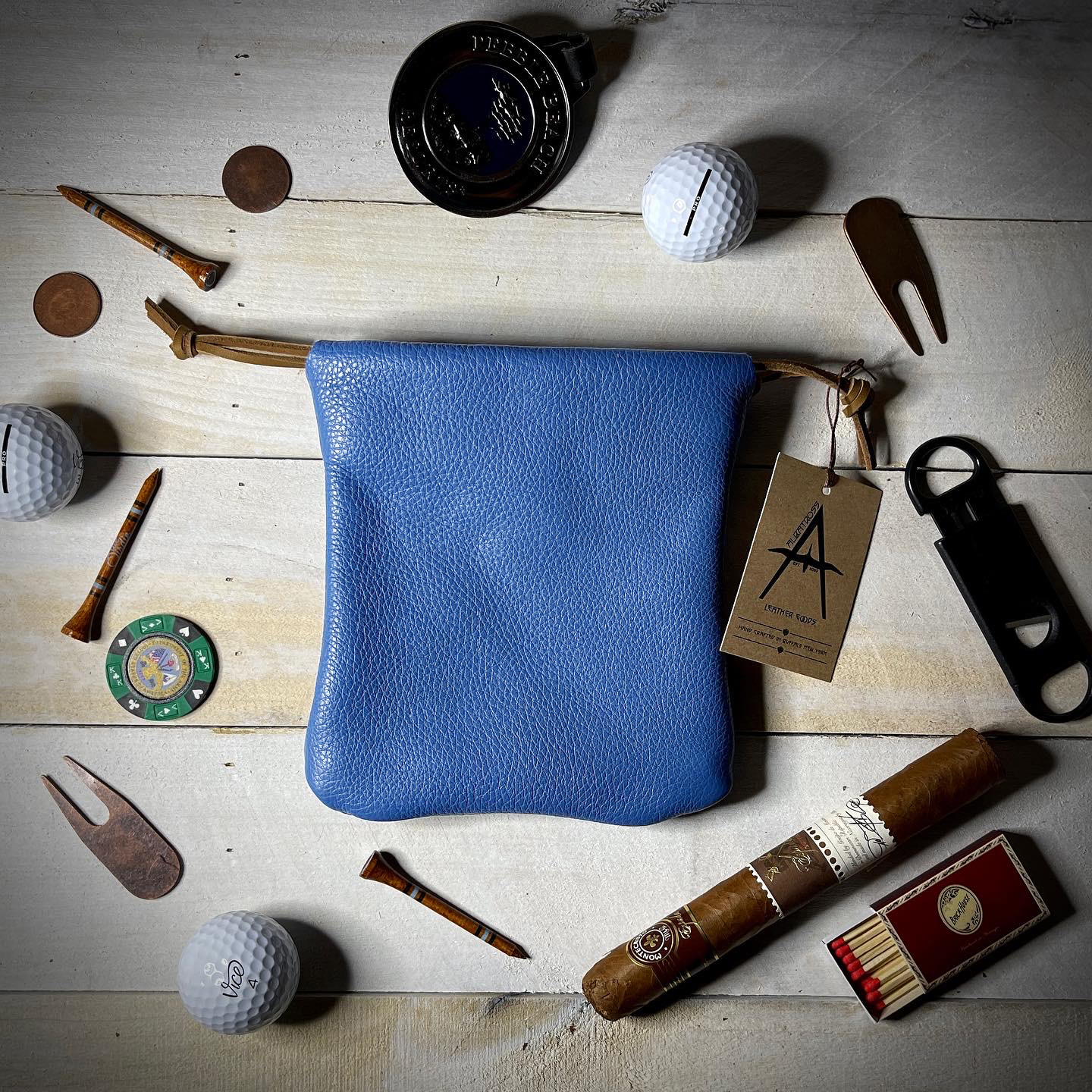 Sac De Golf Bag Toile and Leather 47